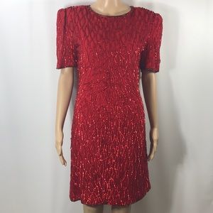 Vintage Lawrence Kazar Sequin Dress